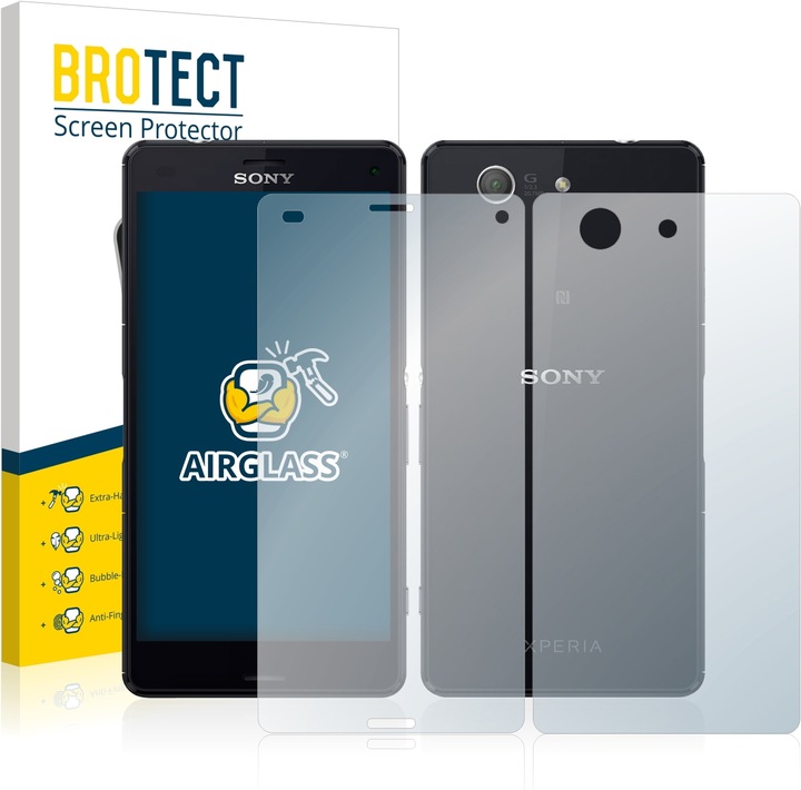 Produktbild BROTECT AirGlass Panzerglasfolie (1 Stück, Sony Xperia Z3 Compact)