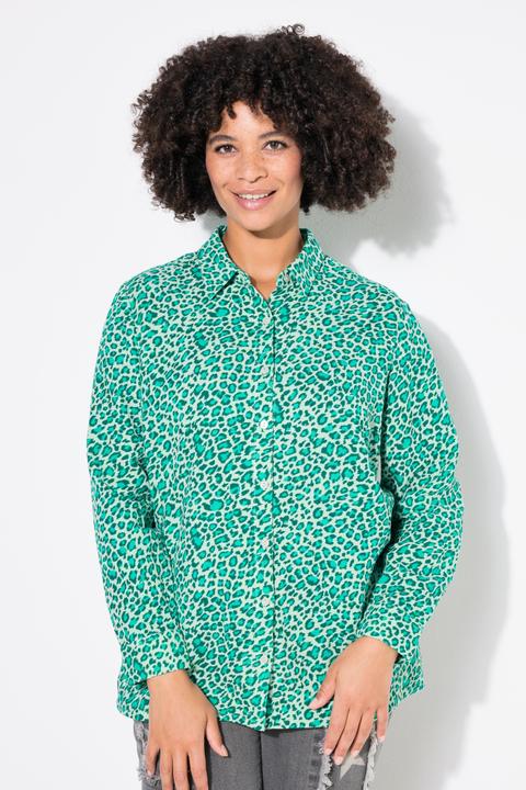 Produktbild Angel of Style Bluse, oversized, Musselin, Leo-Druck (54)