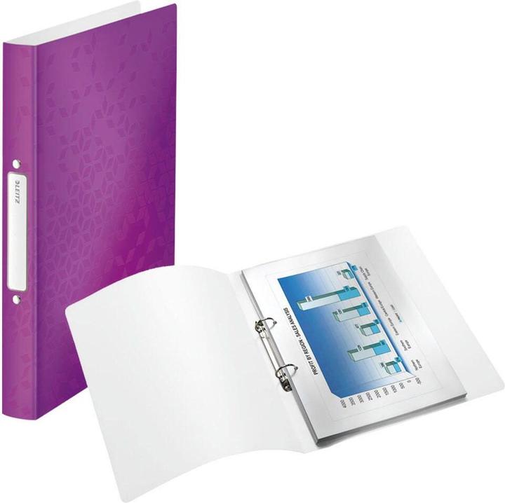 Produktbild Leitz WOW Ringbuch PP A4 2RR/25mm (A4, 32 mm, 1 Stk.)