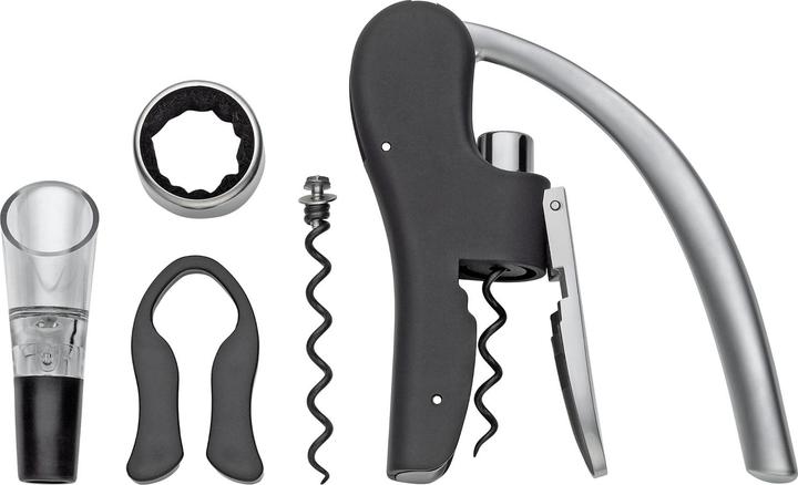 Cilio TRENTINO 5-piece wine set (Wine pourer, Wine stopper, Wine thermometer)