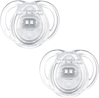 Produktbild Tommee Tippee Any Time Klassischer Babyschnuller Silikon (2 x, bis 6 Monate)