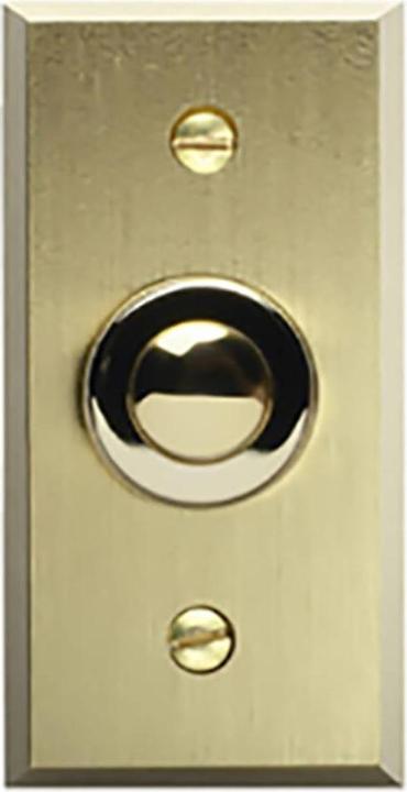 Actual product image Urmet GRO ETA2310 Cast brass shelf plate 1contact 65x35x10mm