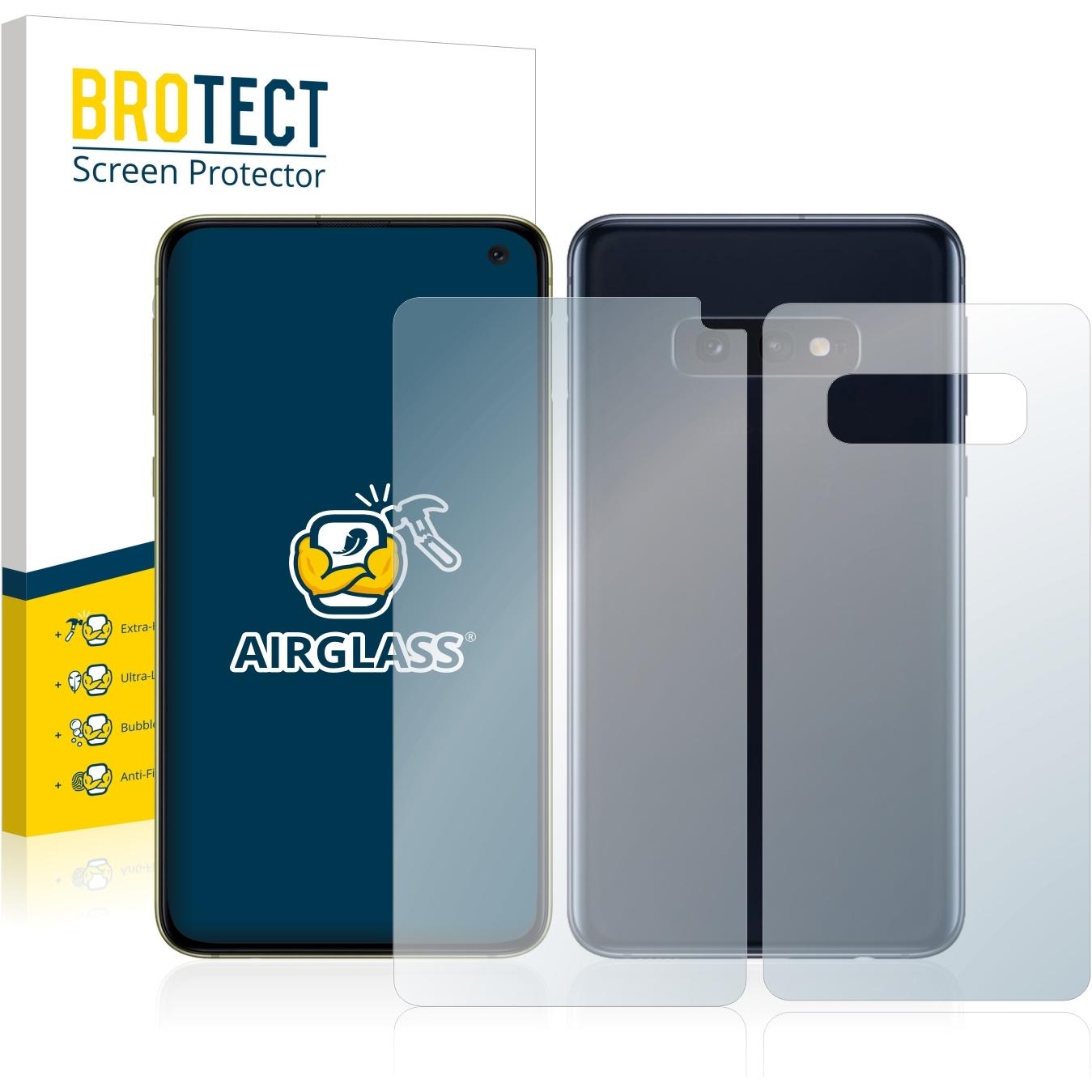 BROTECT AirGlass Panzerglasfolie (1 Stück, Samsung Galaxy S10e), Smartphone Schutzfolie, Transparent