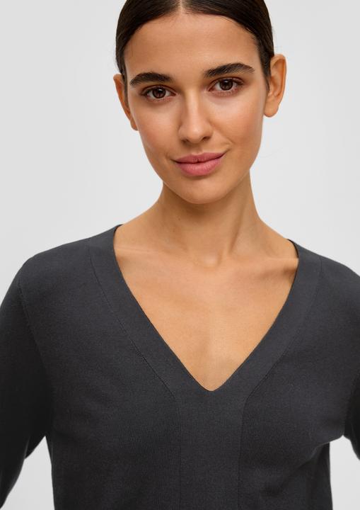 Produktbild s.Oliver Strickpullover Feinstrickpullover aus Viskosemix (36)