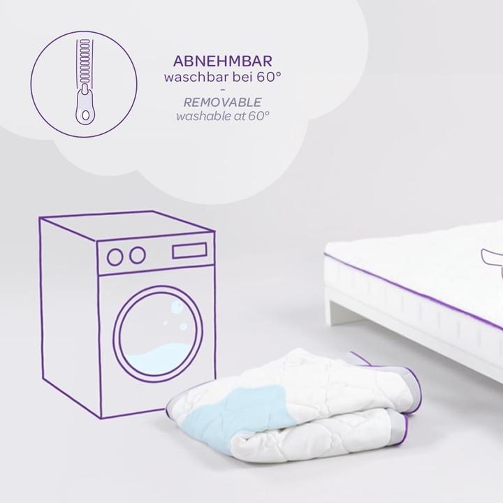 Produktbild Träumeland Babymatras mit Air Flow Comfort, Staprand, Öko-Tex 100 zertifiziert und wasbarer Hülse