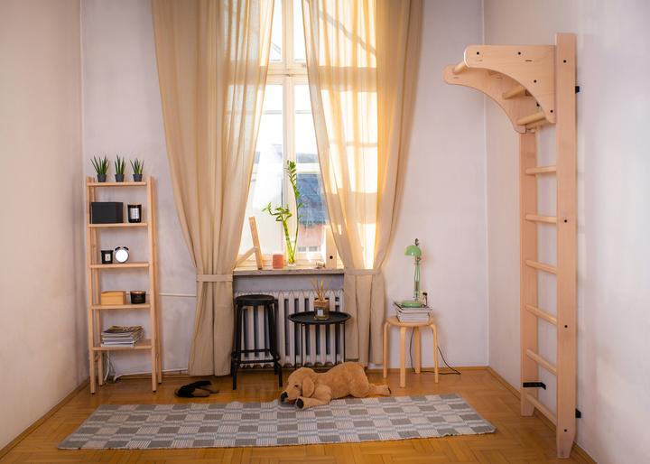 Actual product image BenchK Wooden pull-up bar (Series 1)