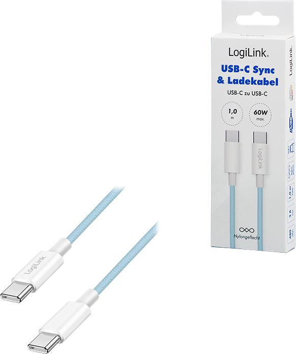 Produktbild LogiLink Prüfen (1 m, USB 2.0, 60 W)