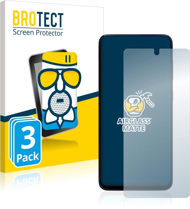 Actual product image BROTECT AirGlass Glass Matte (3 pcs., Samsung Galaxy M51)