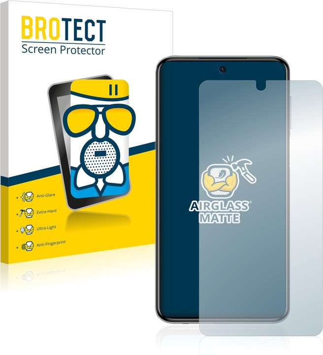 Produktbild BROTECT AirGlass Panzerglasfolie Matt (1 Stück, Xiaomi Redmi Note 9S)
