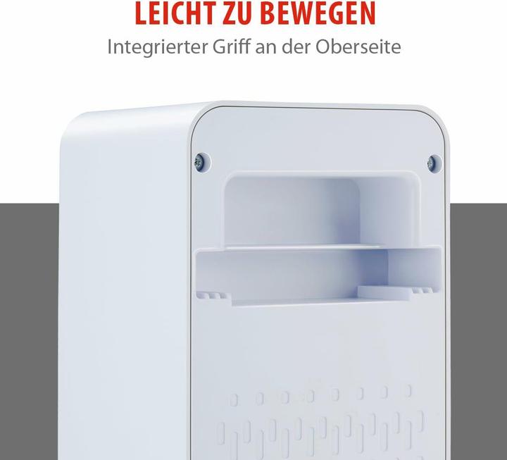 Produktbild alpina Turmheizlüfter PTC-2702L, 2000 W, mit Fernbedienung, schwarz-weiss (2000 W)