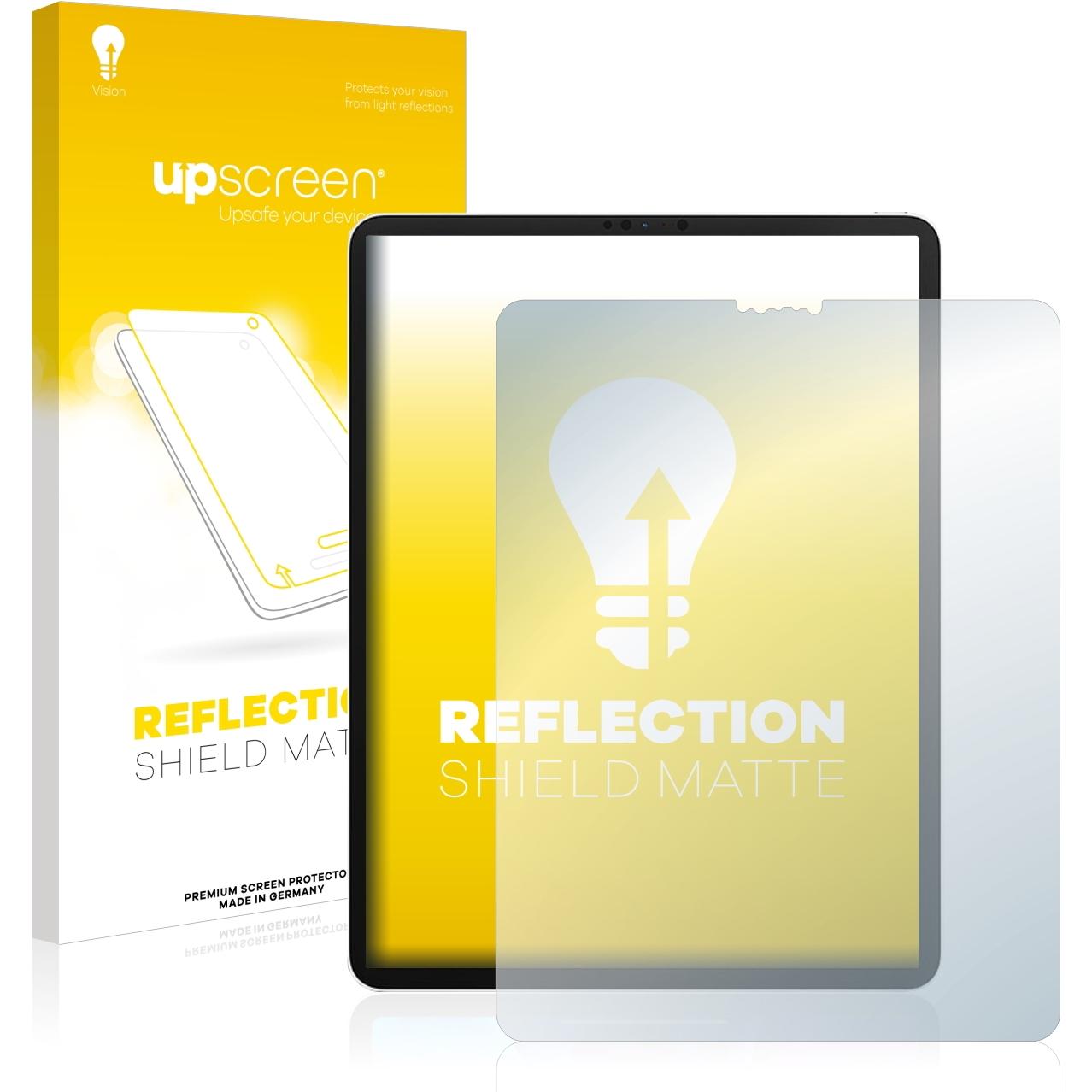 upscreen Reflection Shield Displayschutz Matt (1 Stück, iPad Pro 12.9 2020 (4. Gen)), Tablet Schutzfolie