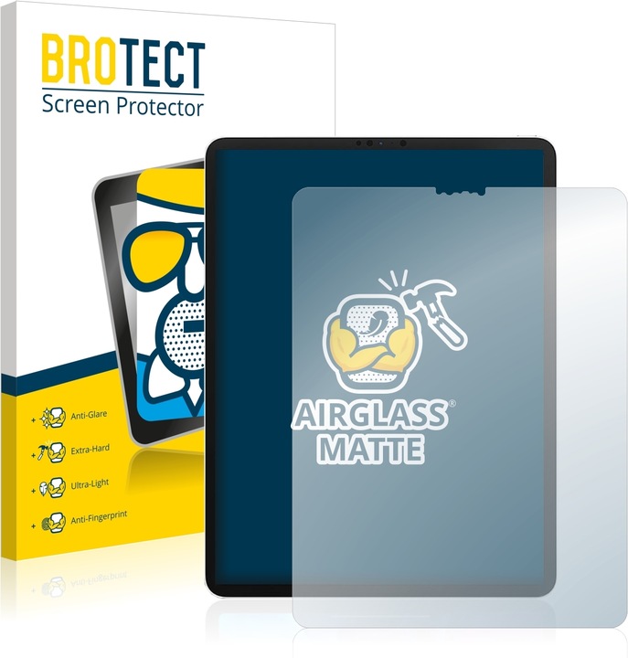 Productafbeelding BROTECT AirGlass Matte kogelwerende glasfolie (1 Stuk, iPad Pro 12,9 2020 (4e generatie))