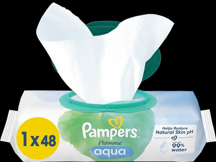 Immagine prodotto Pampers Salviette umidificate Aqua Harmonie (48 Pezzo/i)