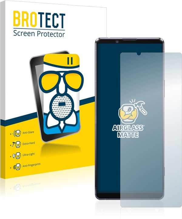 Produktbild BROTECT AirGlass Panzerglasfolie Matt (1 Stück, Sony Xperia 1 II)