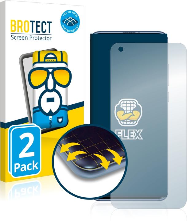 Actual product image BROTECT Full-Cover Protector (2 Piece, Mi 10 Pro)