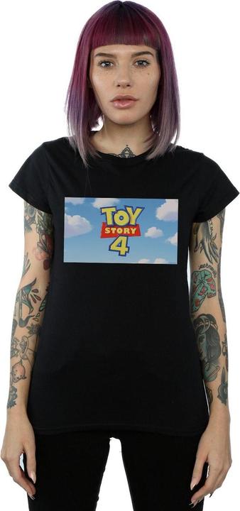 Actual product image Disney Womens/Ladies Toy Story 4 Cloud Logo Cotton T-Shirt (XL)