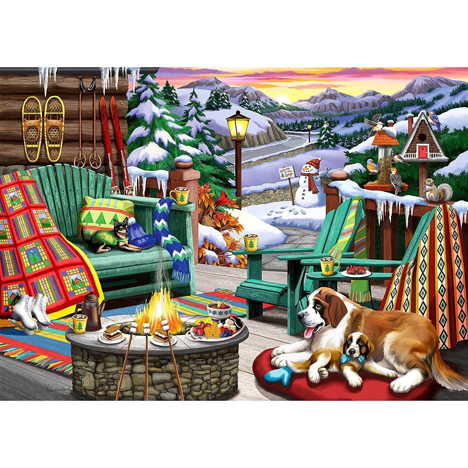 Thumbnail - Ravensburger Erholung nach dem Skifahren (1000 Teile)
