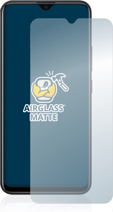 Actual product image BROTECT AirGlass Glass Matte (1 Piece, Xiaomi Redmi Note 8T)