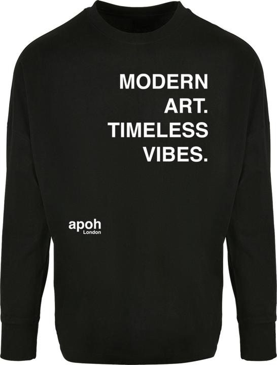 Produktbild Merchcode APOH - Modern Art Slogan Oversized Longsleeve - 197657 (XL)