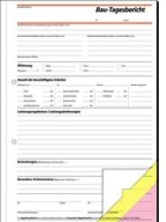 Produktbild Sigel Formularbuch Bautagebuch, A4, + GRATIS stock - für den Markt: D - 1 Stück (SY281) (40 x)