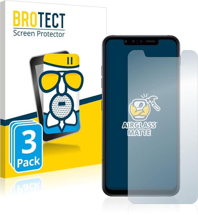 Produktbild BROTECT AirGlass Panzerglasfolie Matt (3 Stück, LG G8s ThinQ)