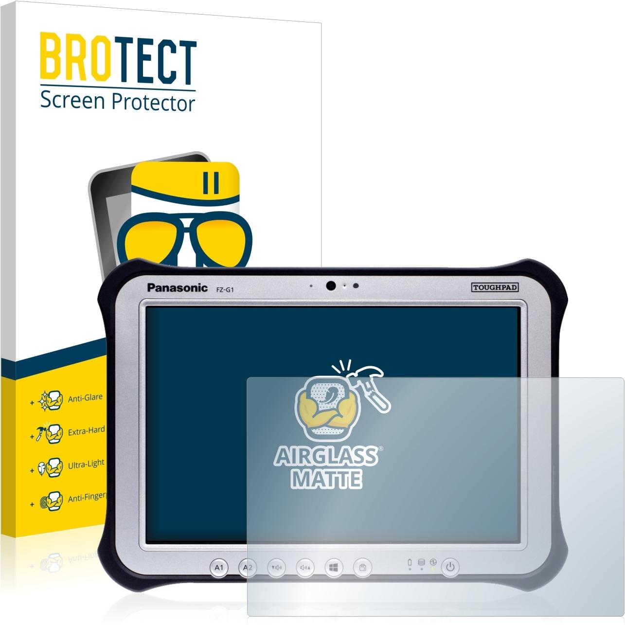 BROTECT AirGlass Panzerglasfolie Matt (1 Stück, Toughpad FZ-G1), Tablet Schutzfolie