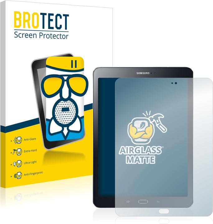 Produktbild BROTECT AirGlass Panzerglasfolie Matt (1 Stk., Galaxy Tab S2 9.7)