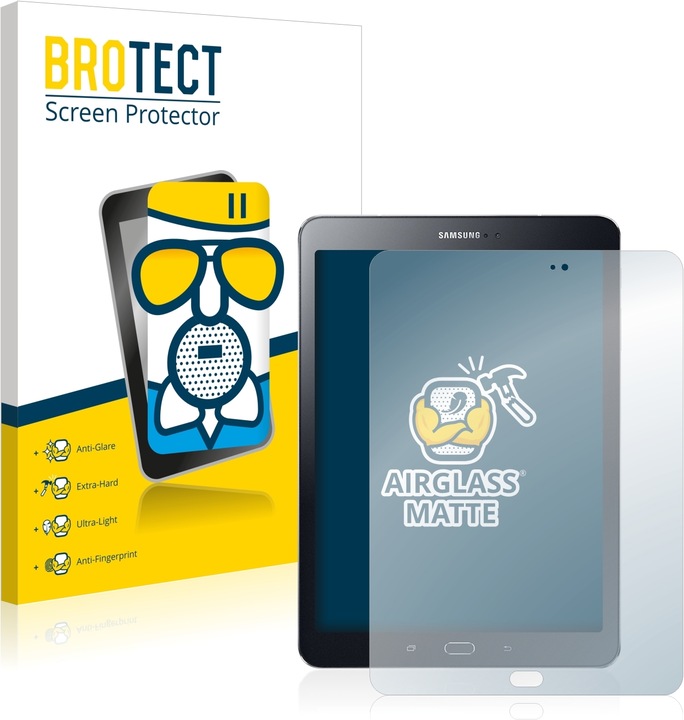 Produktbild BROTECT AirGlass Panzerglasfolie Matt (1 Stück, Galaxy Tab S2 9.7)