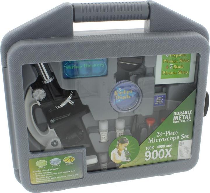 Actual product image Byomic Beginner's microscope set 100, 400 and 900x with case