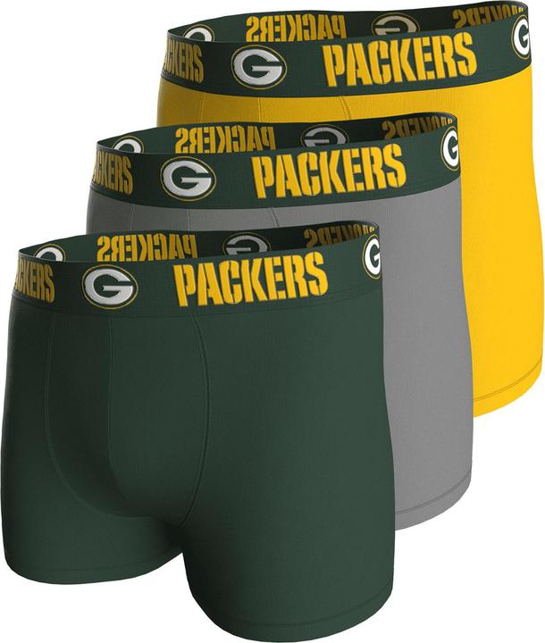 Produktbild NFL Boxer Green Bay Packers (M, 3er Pack)