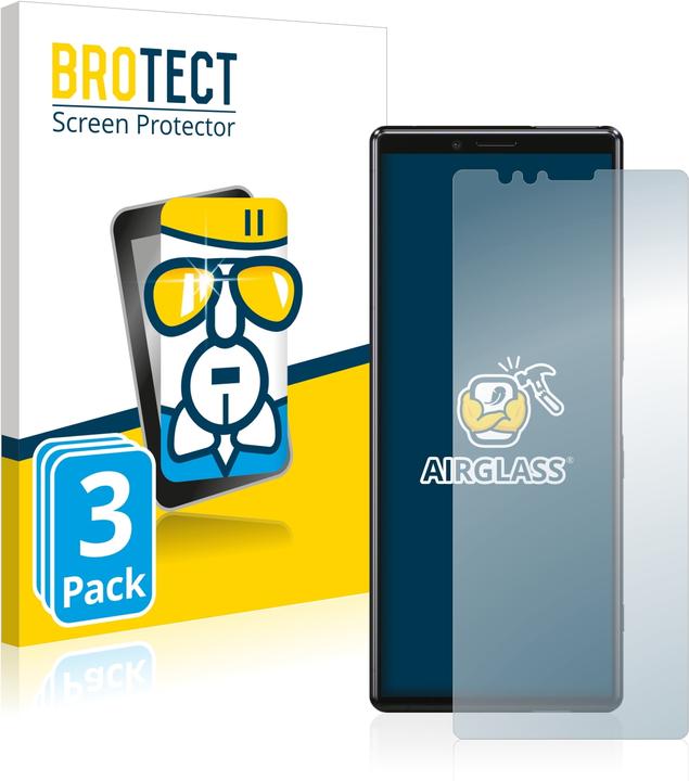 Actual product image BROTECT AirGlass Glass (3 pcs., Sony Xperia 1)