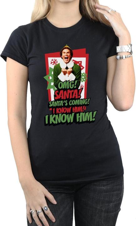 Immagine prodotto Elf OMG Santa Maglietta Donna (XL)