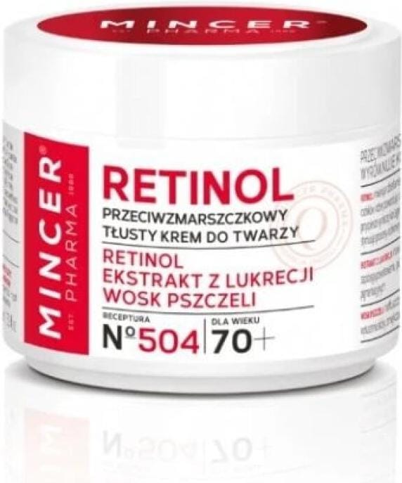 Elfa Mincer Pharma Retinol Anti-Falten Creme 70+ Nr. 504 50ml (50 ml, Tagescreme)