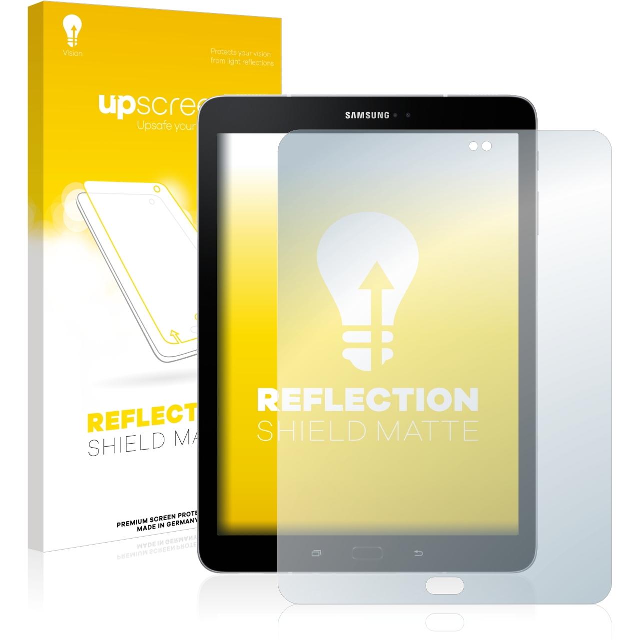 upscreen Reflection Shield Displayschutz Matt (1 Stück, Galaxy Tab S3), Tablet Schutzfolie