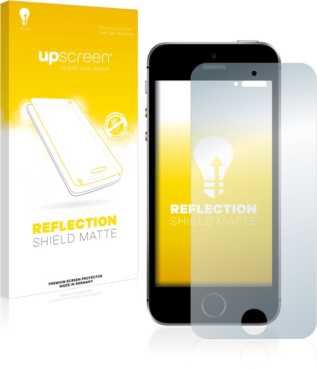 Actual product image upscreen Reflection Shield Protector Matte (1 Piece, Apple iPhone SE)