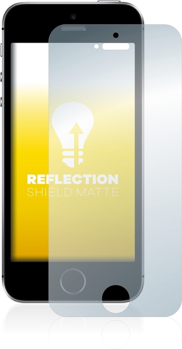 Actual product image upscreen Reflection Shield Protector Matte (1 Piece, Apple iPhone SE)
