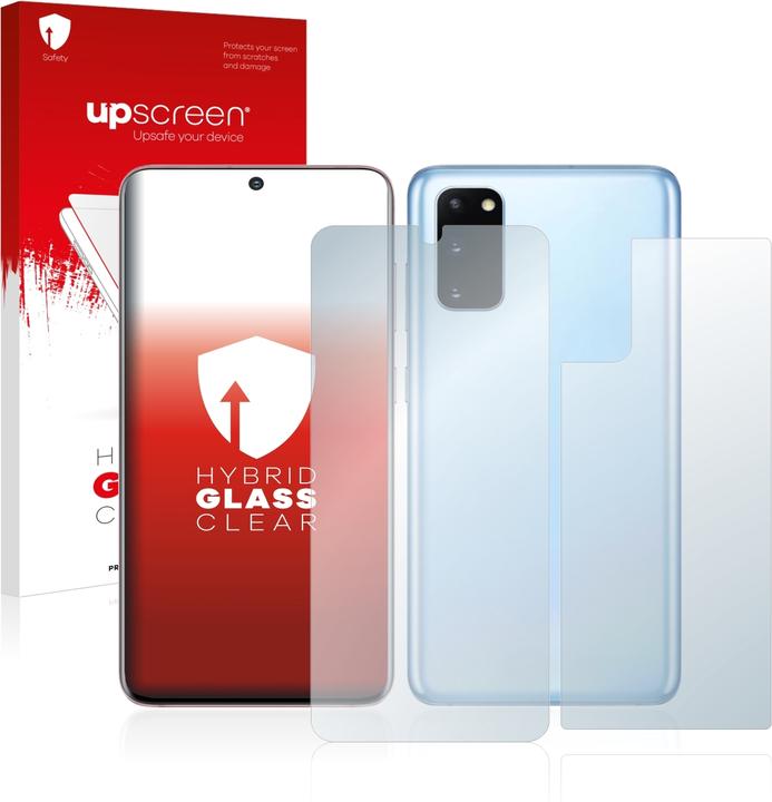 Actual product image upscreen Scratch Shield Glass (1 Piece, Samsung Galaxy S20+)