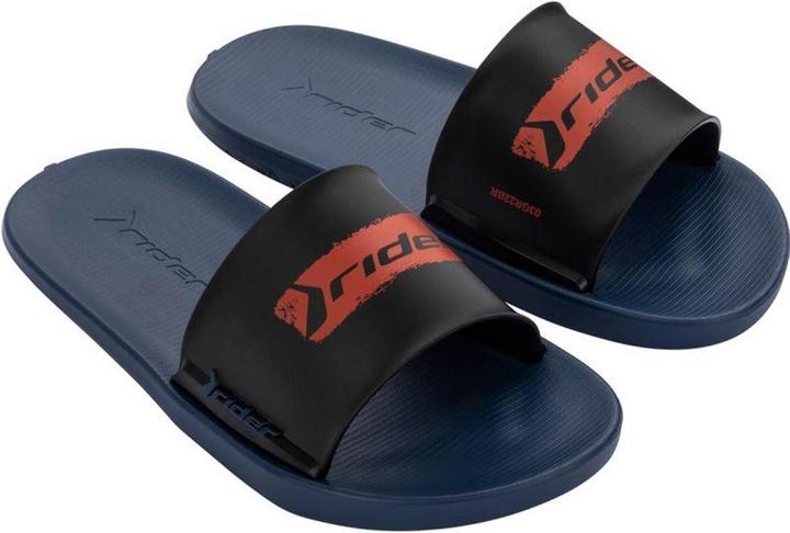 Dunkles Marineblau, Rot, Schwarz