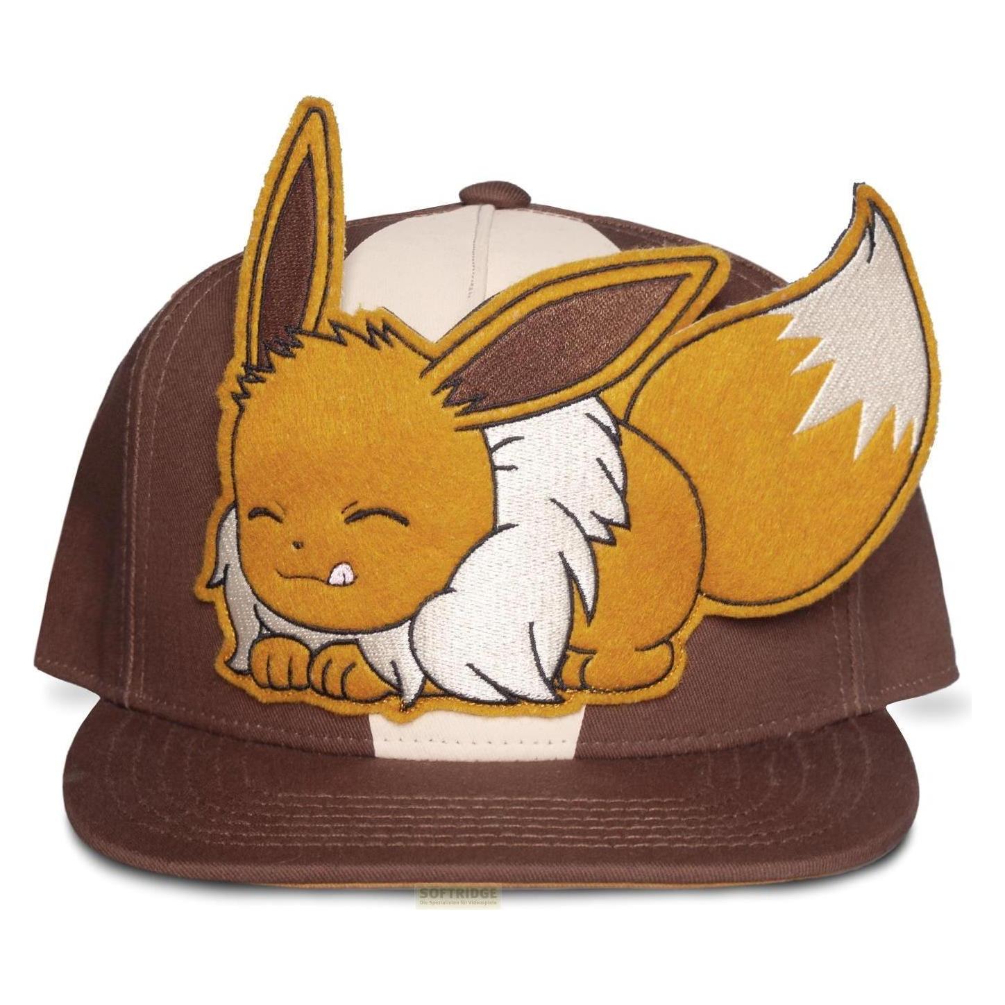 Difuzed, Mannen, Kappen, Pokémon - Eevee Novelty Cap, Beige, Bruin