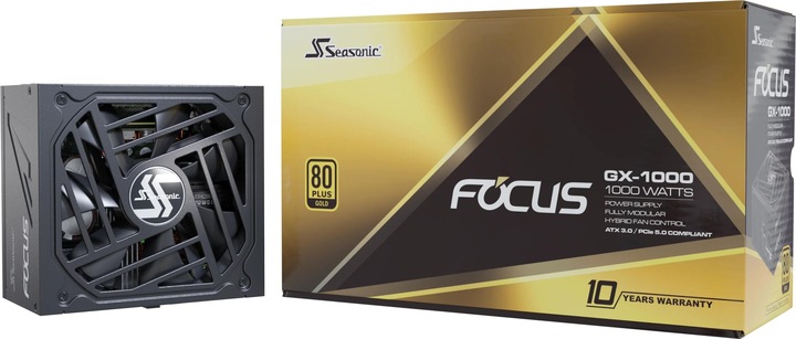 Immagine prodotto Seasonic Focus GX-1000 V4 1000W ATX3.0 nero (1000 W)