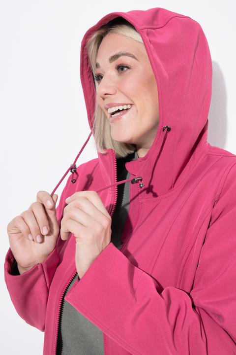 Produktbild Ulla Popken HYPRAR Softshelljacke, wasserabweisend, 2-Wege-Zipper (58)