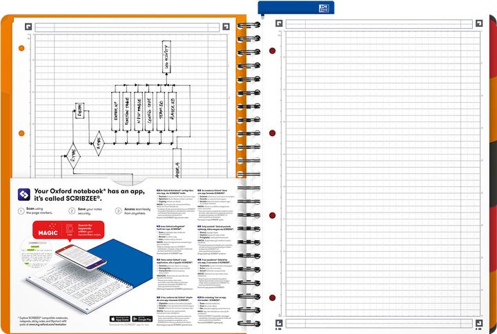 Image du produit Oxford International Collegeblock "MANAGERBOOK", DIN A4 (A4+, Blanc, Couverture rigide)