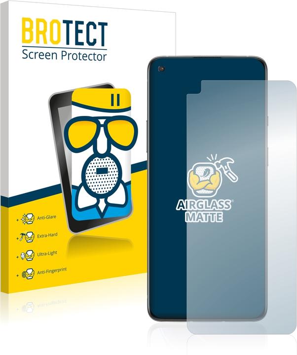 Actual product image BROTECT AirGlass Glass Matte (1 pcs., OnePlus 8T)