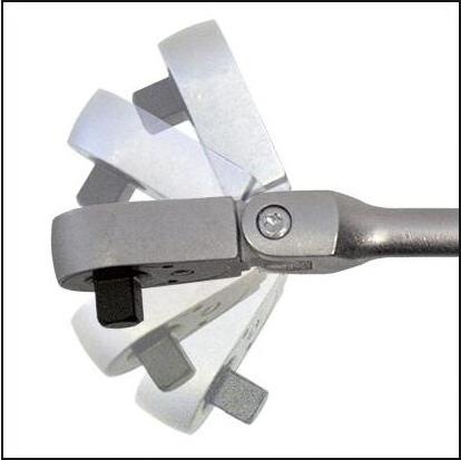 Image du produit HAZET Cliquet réversible ∙ à cardan 916GK ∙ Carré massif 12,5 mm (1/2 pouce) (1/2")