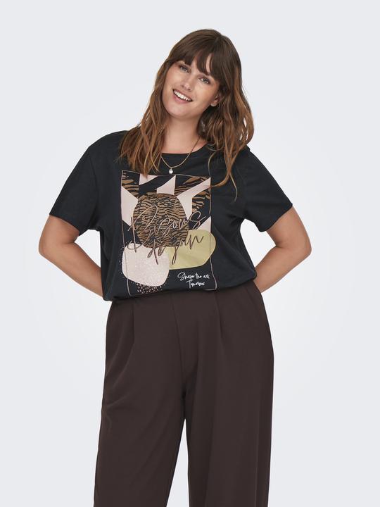 Immagine prodotto Only T-shirt regular fit con scollo rotondo e curve (S)
