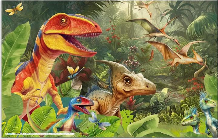 Actual product image Herma 3 desk pads cardboard Dino World (55 x 35 cm)