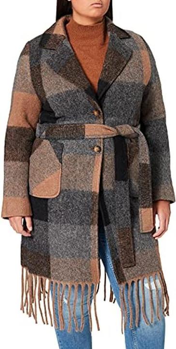 Actual product image Samoon Woolen Tartan Coat