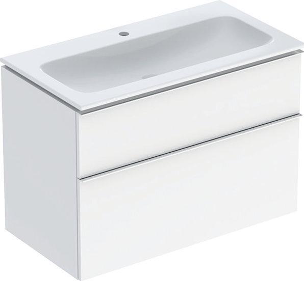 Produktbild Geberit iCon Set Möbelwaschtisch mit Unterschrank, 2 Schubladen, 90x63x48 cm, 502337