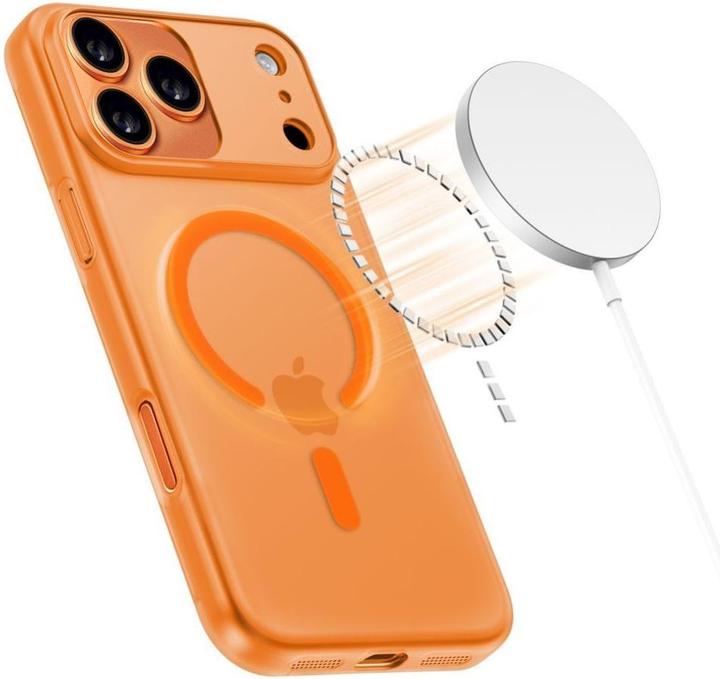 Actual product image Tech-Protect Other goods Magslim MagSafe Case for iPhone 17 Pro - Orange (Apple iPhone 17 Pro)