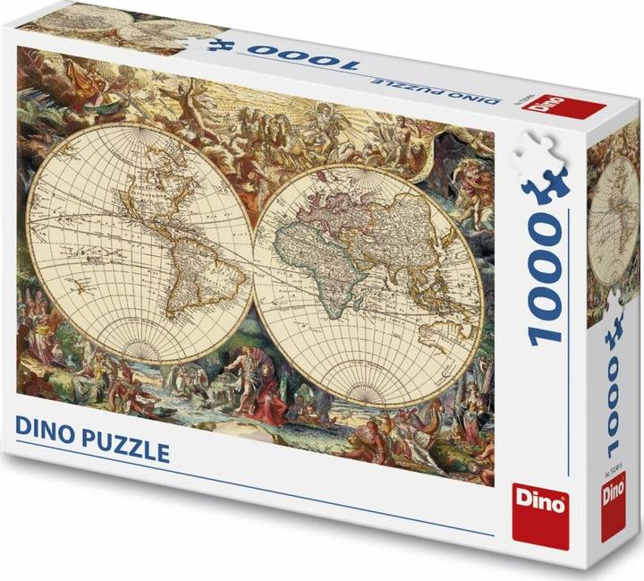 Produktbild Dino Puzzle Historische Landkarte 1000 Teile (1000 Teile)